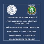 Bougies Art & Cires_Caractéristiques_190g