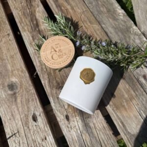 Art et Cires - Bougie Veke Blanc Mat 220g