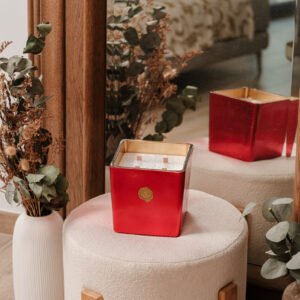 Le carré "Rouge" bougie parfumée 1200g