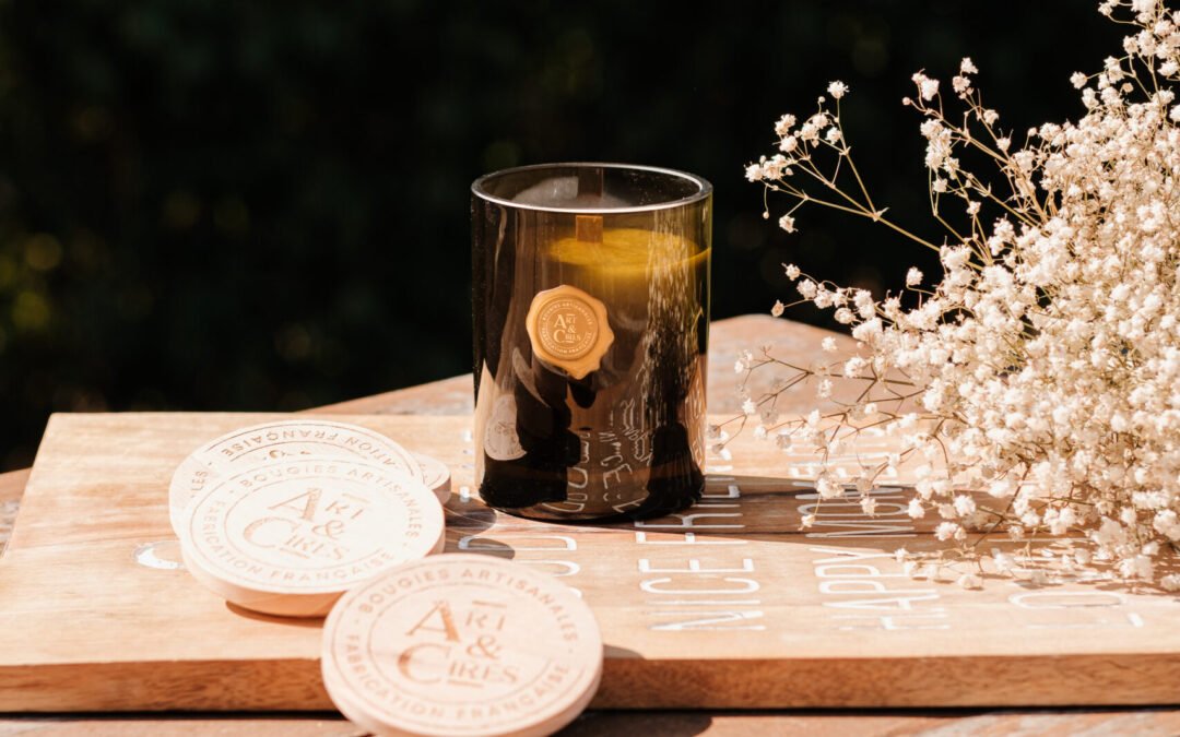 La Bougie Artisanale Kaki 220g