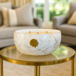 Bougie Artisanale, coupe "Champagne" 1600 g